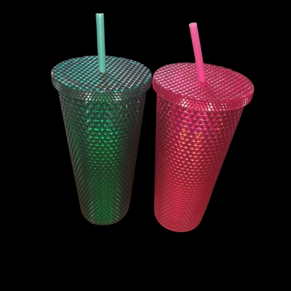 Diamond Studded Tumbler Set - Picture 2 of 2